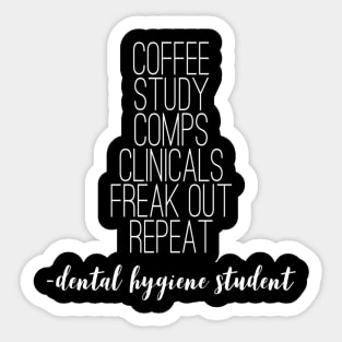 Dental Hygiene School Student Sticker